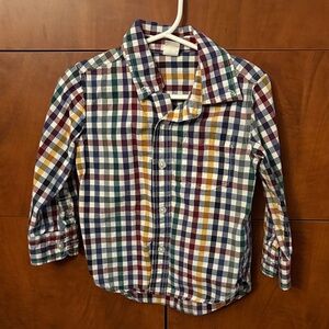 4/$20 🌱 Baby GAP Gingham Shirt 2T